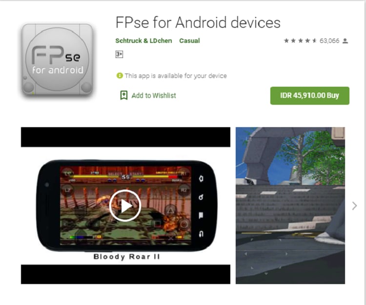 FPse Emulator PS1 Android