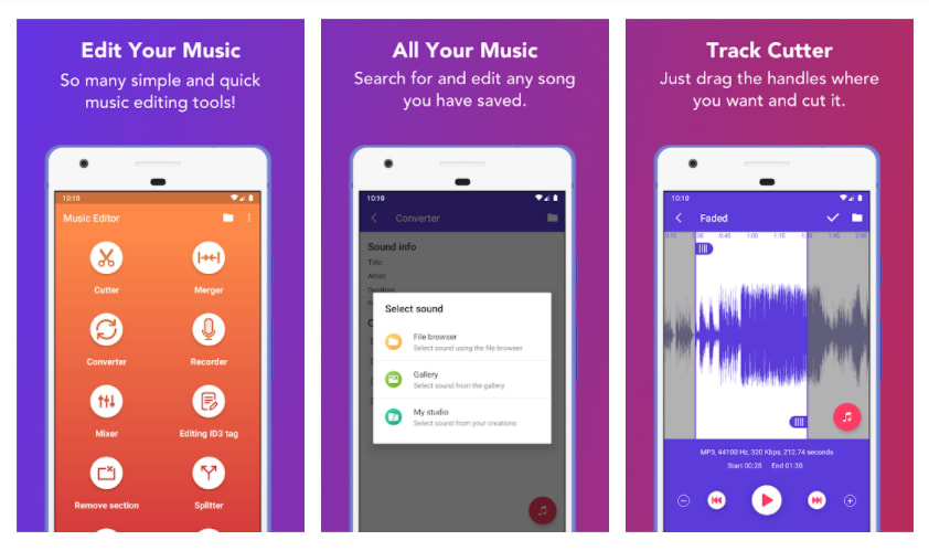 Music Editor Play Store