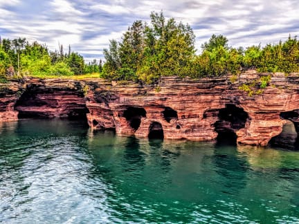 Devils Island Sea Caves Devils Island Sea Caves