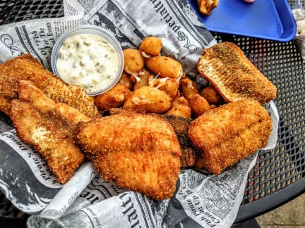 Fish and Chips at Dockside Fish Market Fish and Chips at Dockside Fish Market