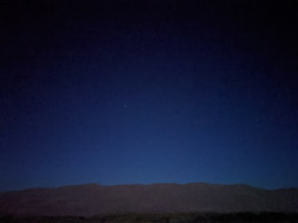 Sand Dunes at Night from Campground Sand Dunes at Night from Campground