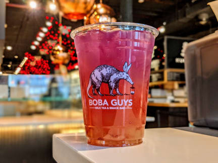 Strawberry Lemonade Tea Fresca, Boba Guys