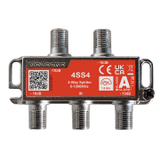 4SS4 1,8GHz 4-veis splitter, innendørsbruk