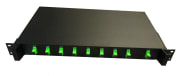 Splitter PLC 1x8 SC/APC 1 stk i 1U fiberpanel