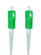 Kunde Fibersnor SC/APC-SC/APC 0,3m G.657.A2/B2 Hvit 2,8mm