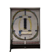 Veggboks LM for terminering og skjøting av 96 fiber