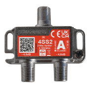 4SS2 1,8GHz 2-veis splitter, innendørsbruk