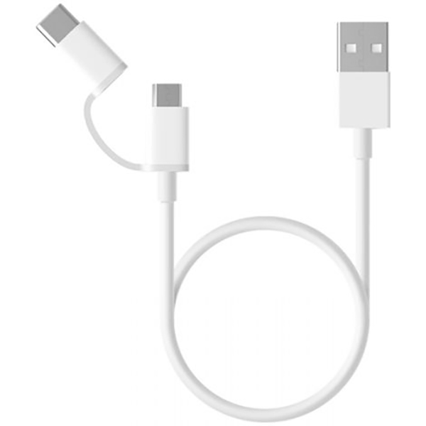 USB кабель Xiaomi Mi USB A разъём и два в одном USB-C разъём и Micro ...