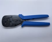 Crimping tool for DT stamped terminal