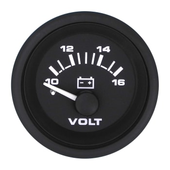 Voltmeter, 10-16Volt, Veethree Premier Pro - 2"