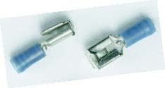 Flatstift, Nylonisolert, Marine Kvalitet, 1-2mm² - 100stk