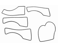 Outdrive Seal f/Sierra. Ers: Mercruiser 16755/A1/Q1/T1 -5stk