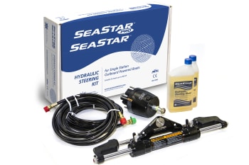 Seastar komplett styresett med 6m slangesett - velg sylinder