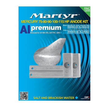 Mercury 75-80-90-100-115 Anodes KIT Al