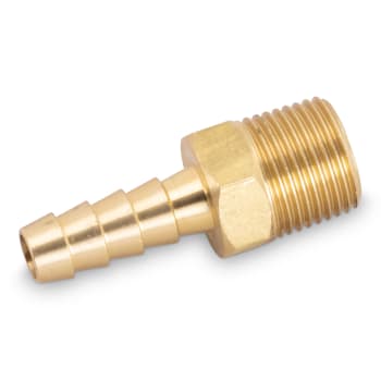 Slangenippel for 5/16" (8mm) slange, NPT 3/8" (9.5mm) - Hann
