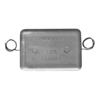 Skrog anode, 0.91 kg, Zink, CMPMWZ
