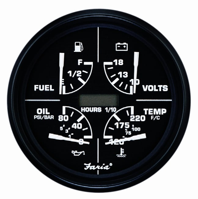 FARIA Multiinstrument 5” 4-i-ett m/time