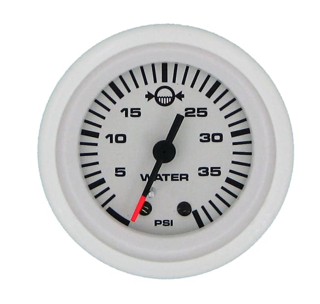 Vanntrykkmåler, 0-40PSI, Veethree Arctic 2"