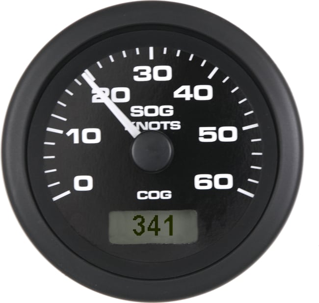 GPS Speedometer m/LCD, 60knop, NMEA, u/giver, Premier Pro 3"