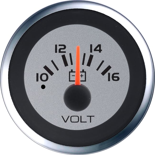 Voltmeter, 10-16Volt, Veethree Argent Pro 2",