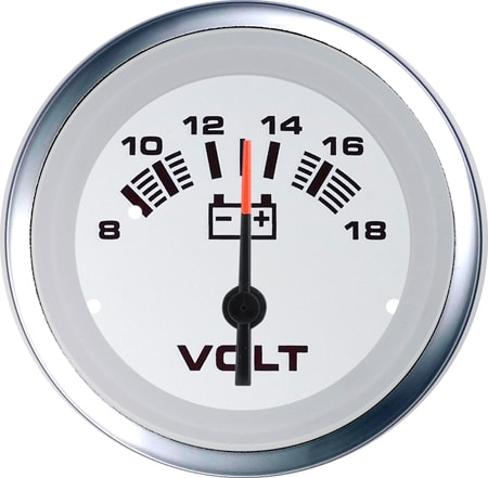 Voltmeter, 8-18Volt, Veethree Lido Pro 2"