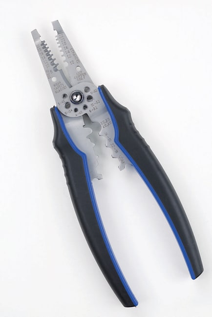 Rustfri kappe, avmantle og krympe tang.