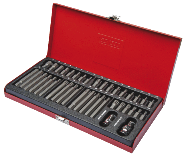 40 Piece H10 TORX/Hex/XZN Bit Set