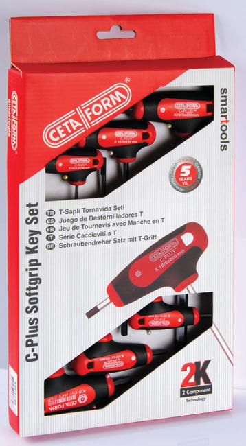 T-nøkkelsett unbrako 6 deler