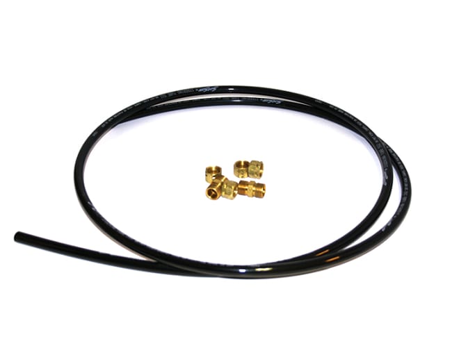 SeaStar nylonrørsett for 1.7 pumpe, 6"x3/8" rør +5 fittings