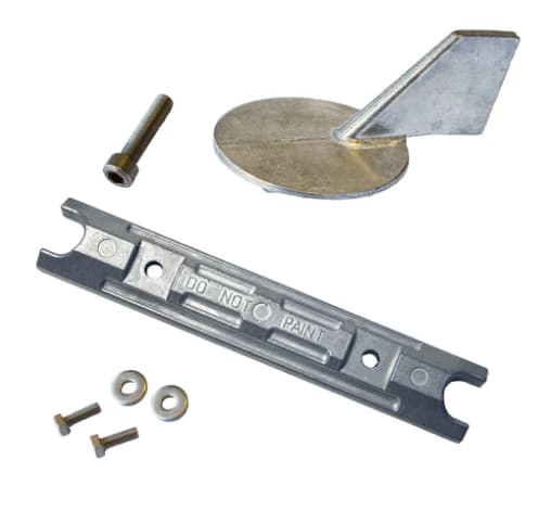 Yamaha 40-90 Hk, 2-Takt Anodesett, Alu ,