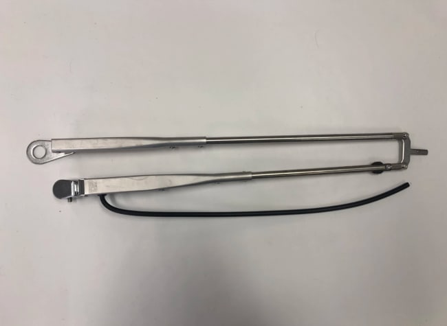 Pusserarm Parallell justerbar m/Spyledyse 56-66cm (22"-26")