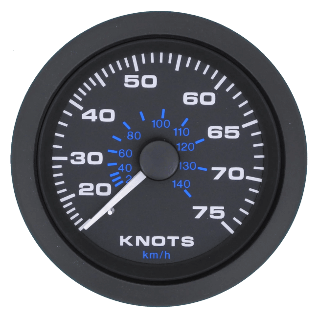 Speedometer, 75Knop/140kmh, u/giver, Veethree Premier Pro 3"