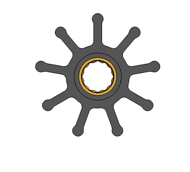 JMP Impellersett, Dia: 79mm, 9-blader, 12 spline