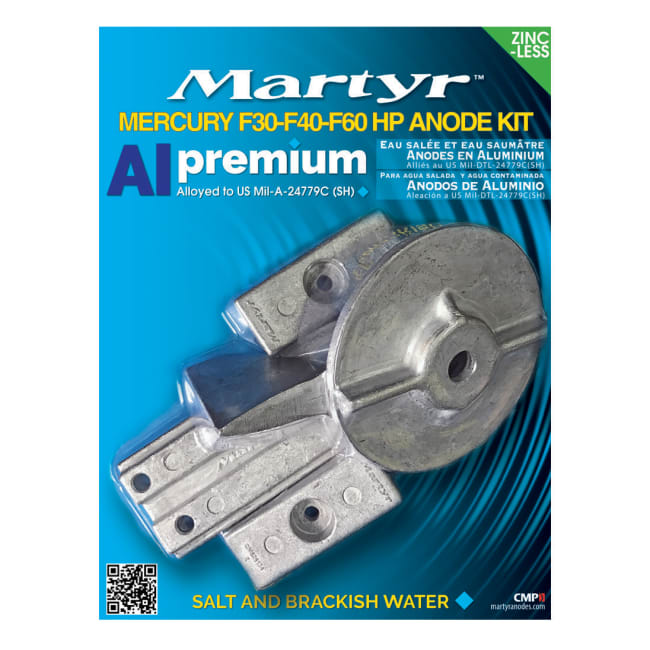 Mercury F30-F40-F60 HP Anodes KIT Al