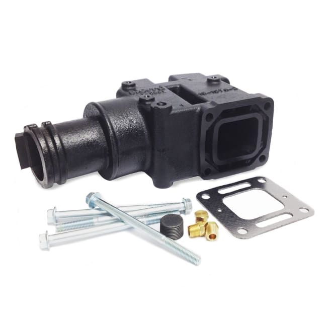 Riser/Manifoldalbue, 4", til MerCruiser, tilsv: 807988A2 mfl