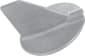Yamaha trimfinne anode 60 - F115 Hk, Zink 6E5-45371-01