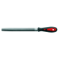 Halvrund fil, grov type, soft-grip håndtak - 150mm | 6"