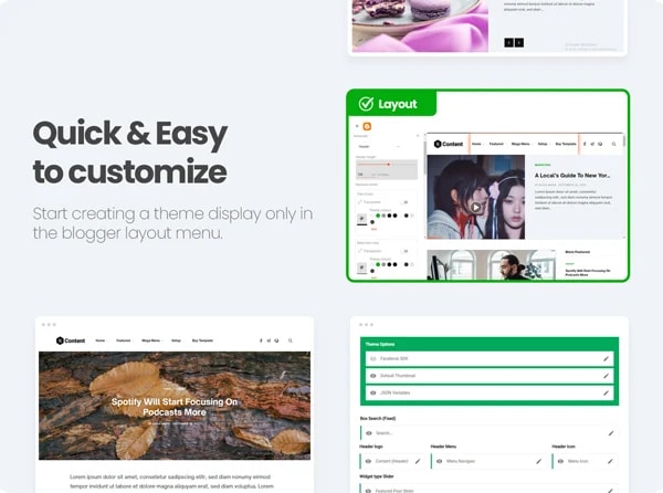 Content - A Modern Blogger Template for Content Marketing