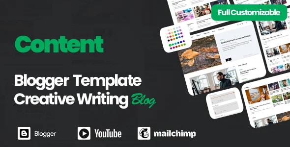 Content - A Modern Blogger Template for Content Marketing