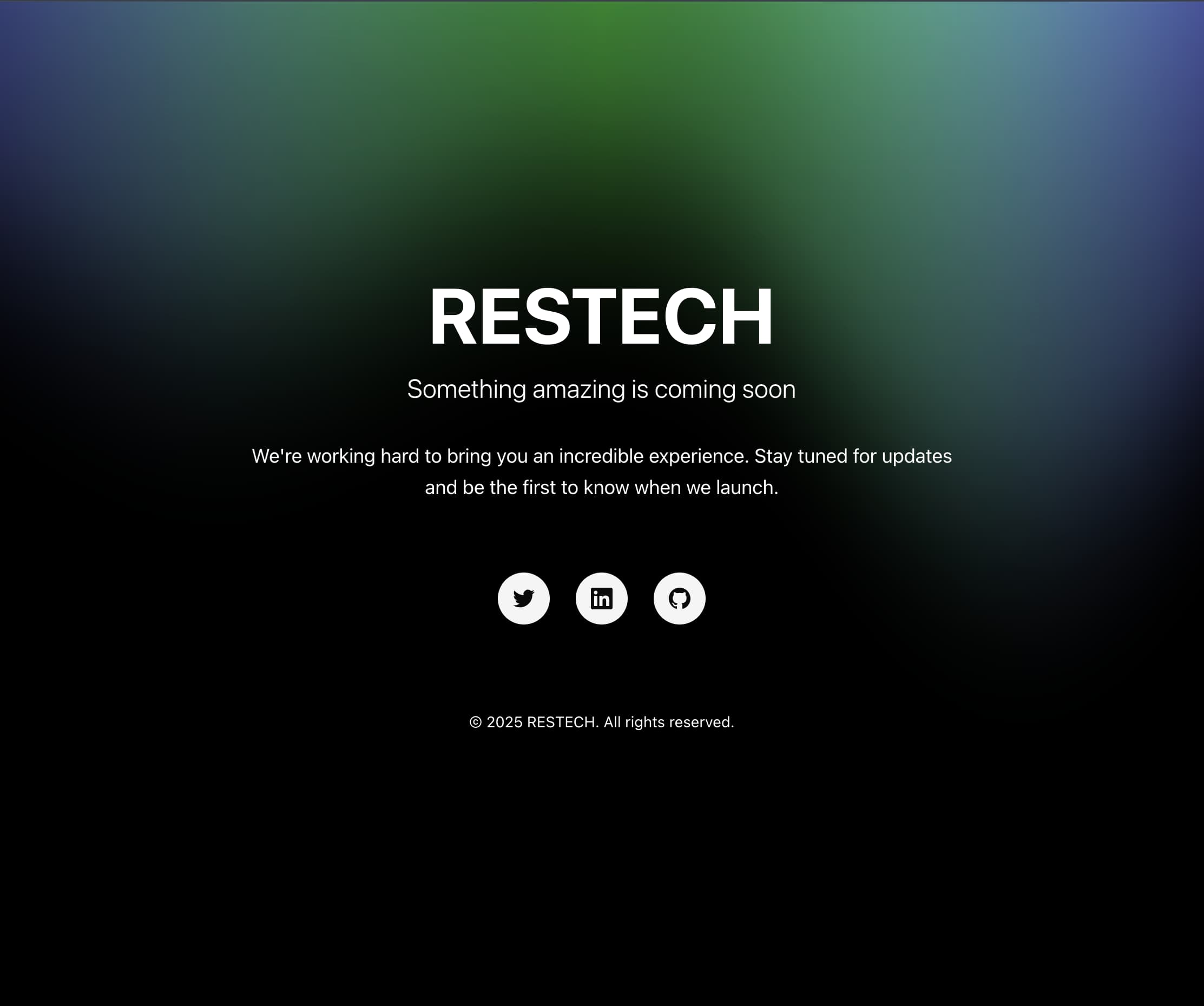 Restech Coming Soon