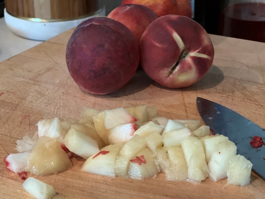 Chopped Peaches