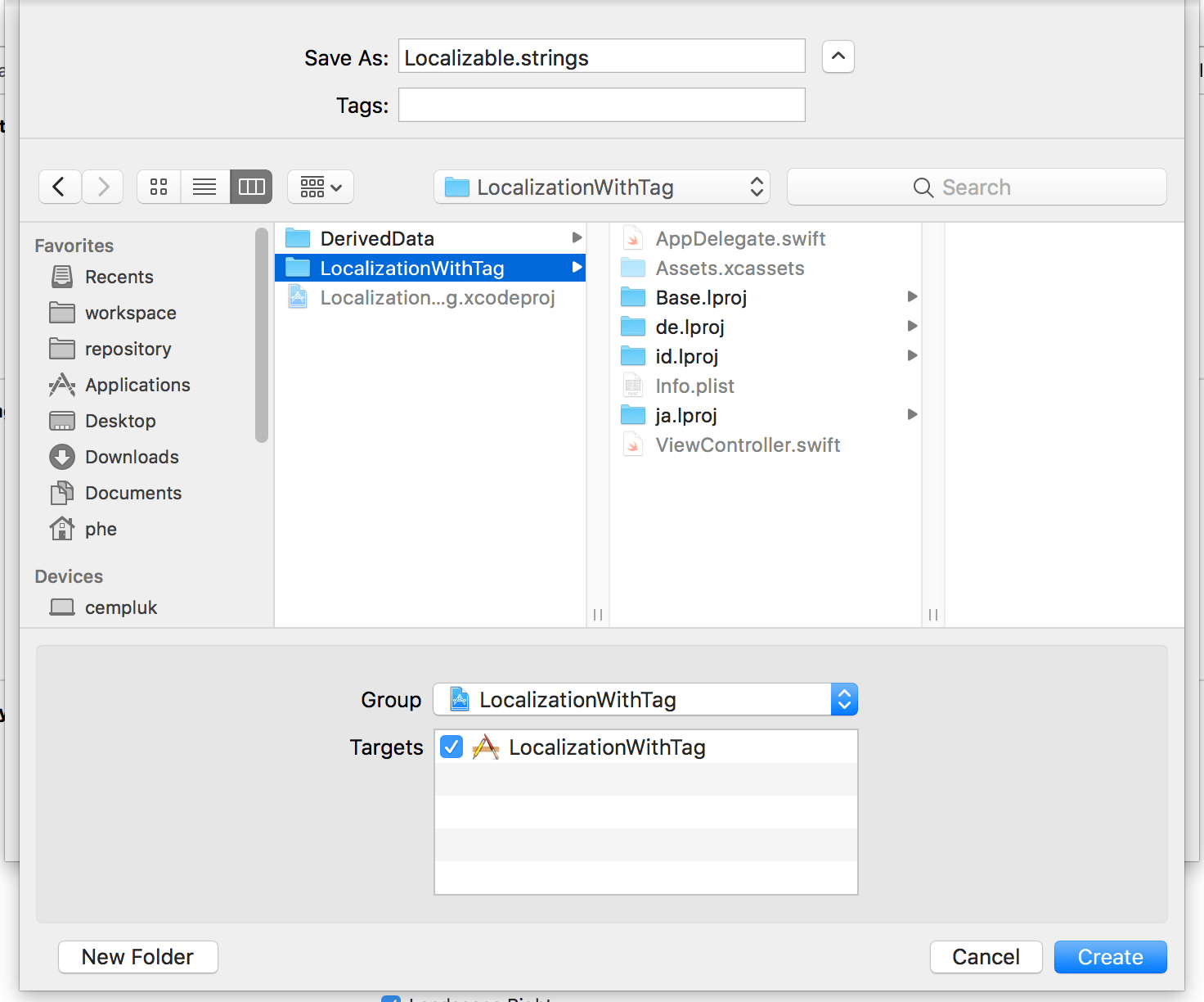 Localizable File