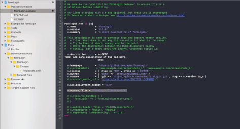 formlogin.podspec