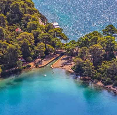 Mljet, Island in Croatia, close to Dubrovnik and Korcula