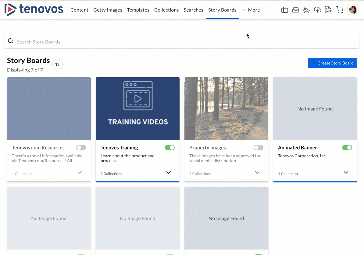 Create a story board