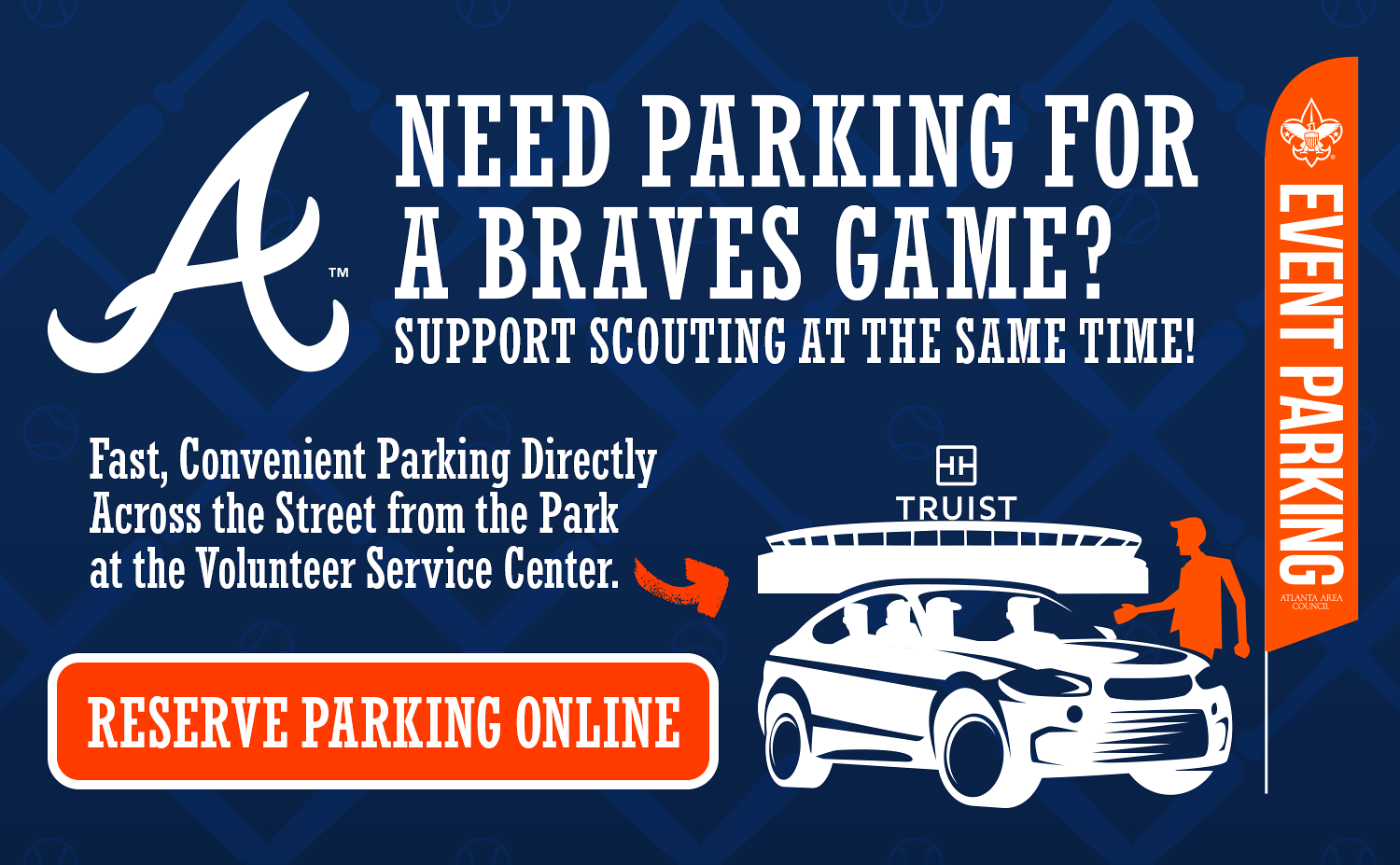 Reserve Your Parking Spot at the Volunteer Service Center!