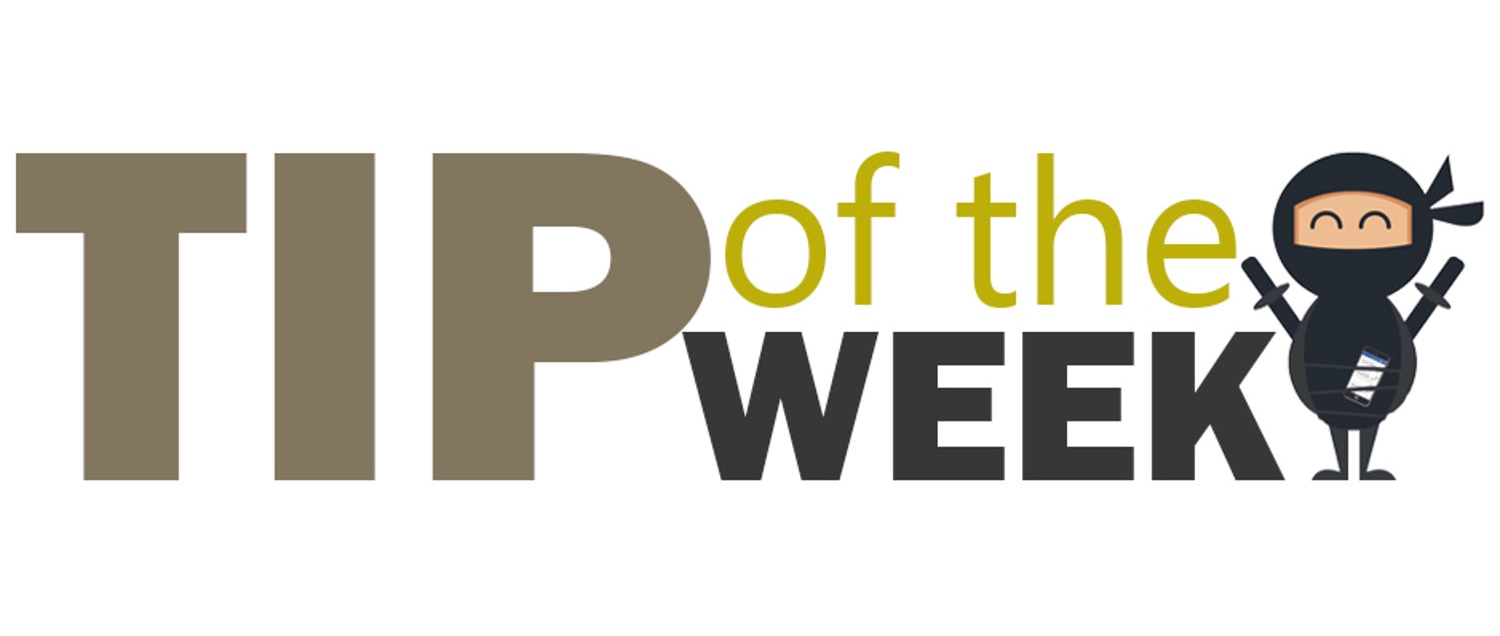 Tip of the Week