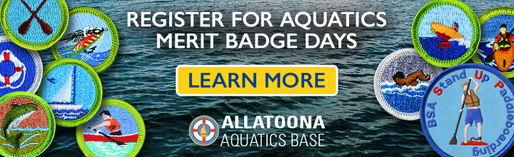 Register for Aquatics Merit Badge Days!