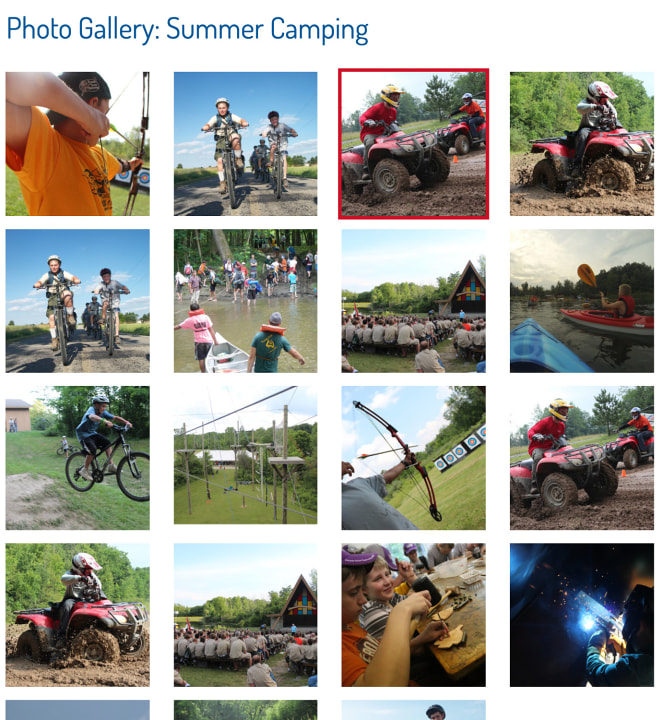 Layout: Gallery Grid