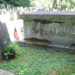Benjamin Tallmadges gravesite in Litchfield, Connecticut